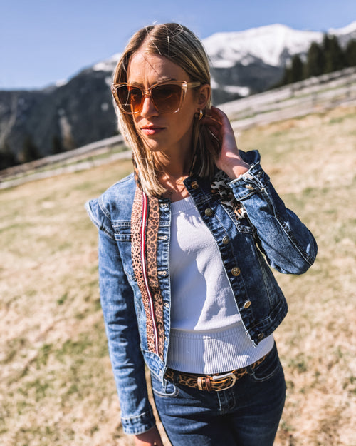 Gürtel "Berg-Leo" - braun