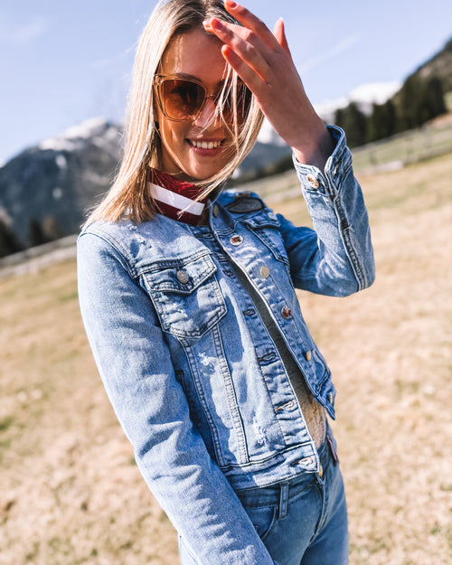 Jeansjacke „Bergkristall“