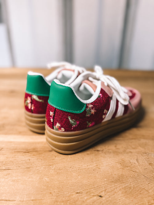 Sneakers "Berry Rose"