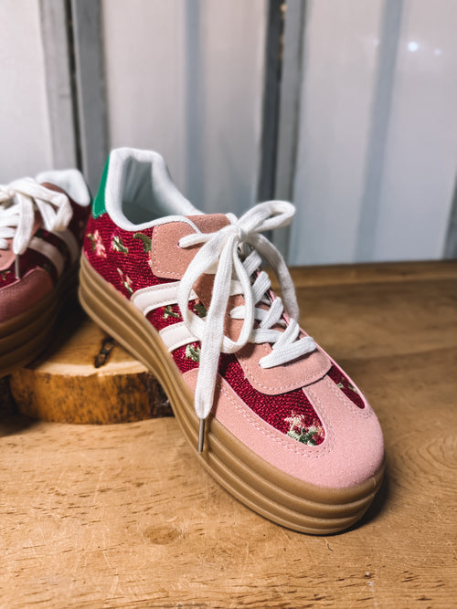 Sneakers "Berry Rose"