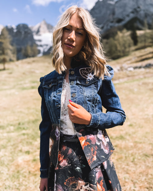 Jeansjacke „Edelweiß Affaire“