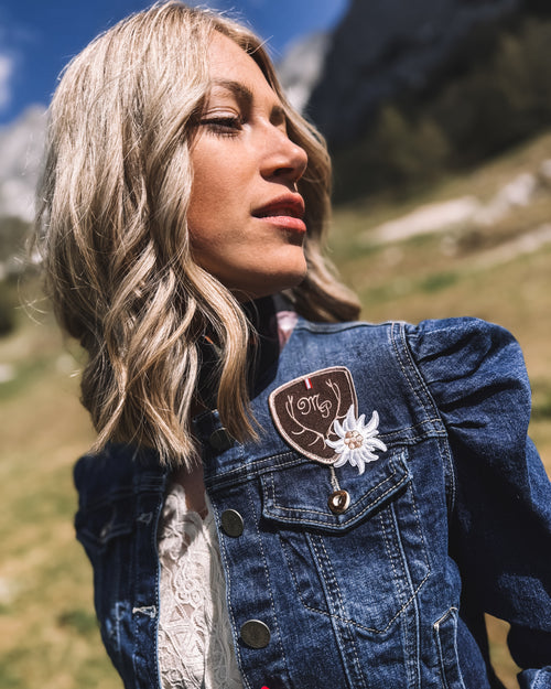 Jeansjacke „Edelweiß Affaire“