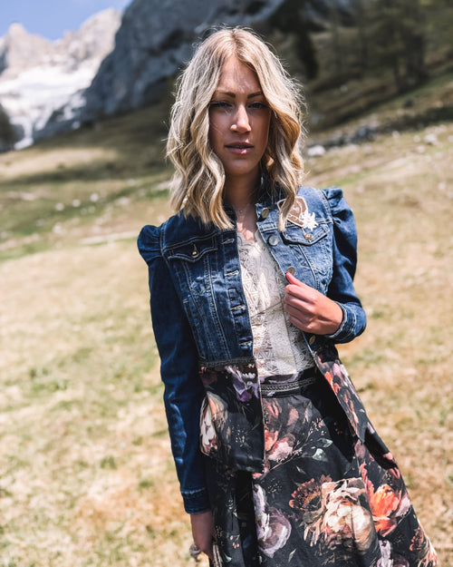 Jeansjacke „Edelweiß Affaire“