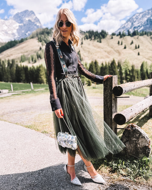 Bluse „Bergromantik“ schwarz