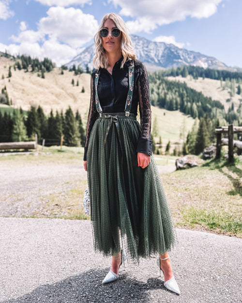 Bluse „Bergromantik“ schwarz