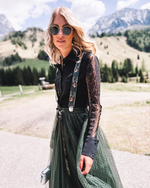 Bluse „Bergromantik“ schwarz