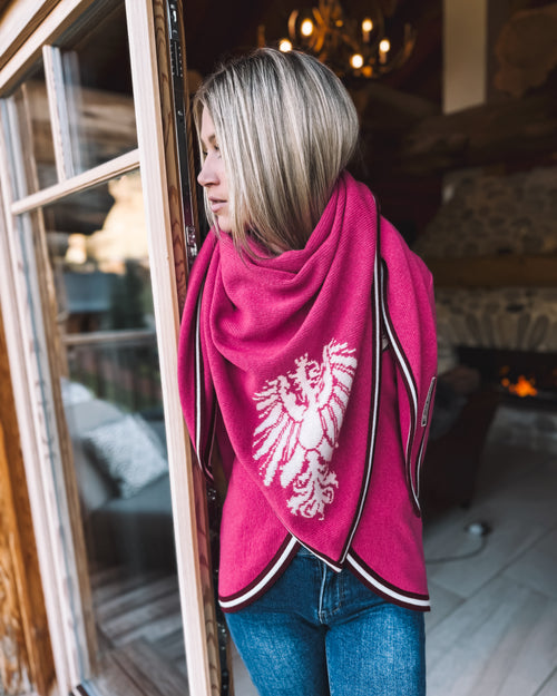 Stricktuch "Alpenglühen"