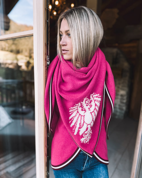 Stricktuch "Alpenglühen"