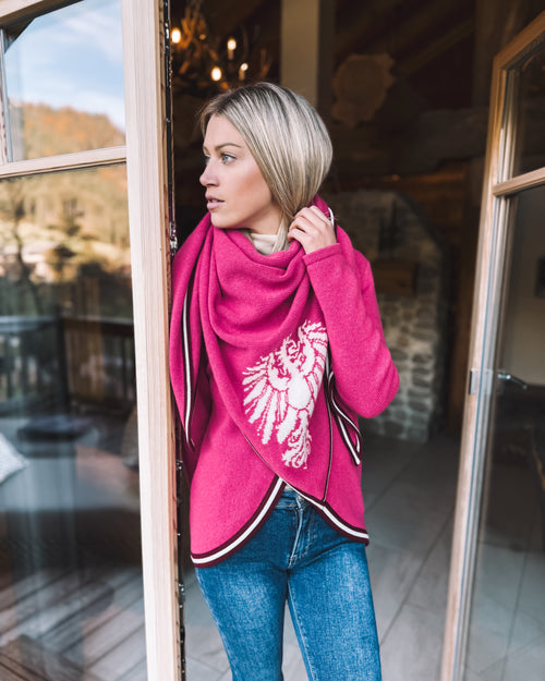 Stricktuch "Alpenglühen"