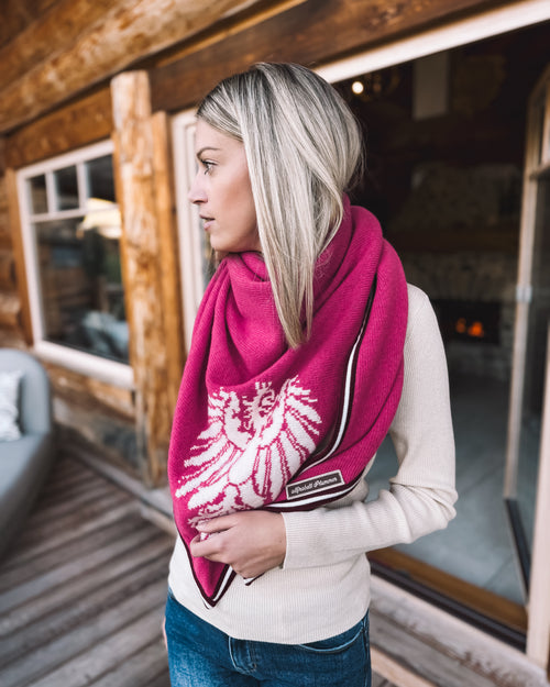 Stricktuch "Alpenglühen"