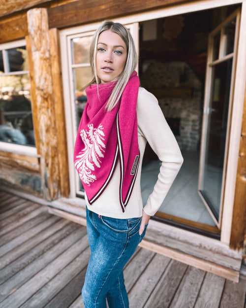 Stricktuch "Alpenglühen"