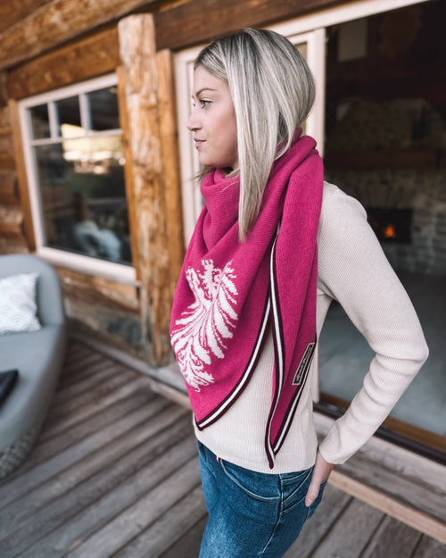 Stricktuch "Alpenglühen"