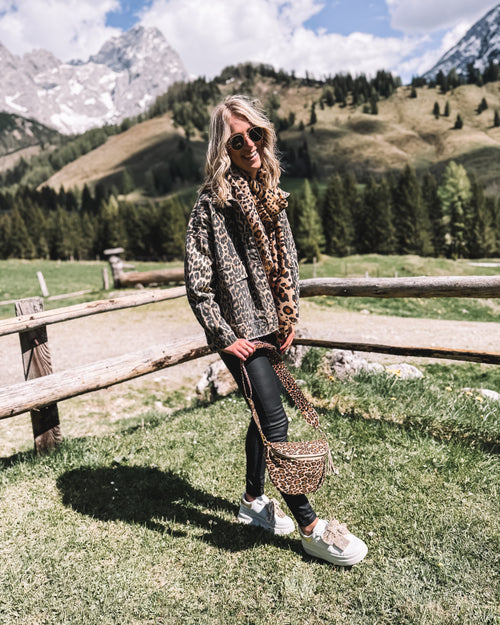 Schal „Alpine Safari“ beige