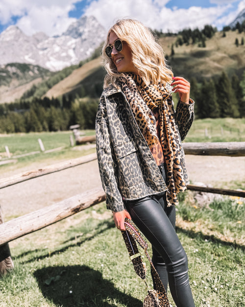 Schal „Alpine Safari“ beige