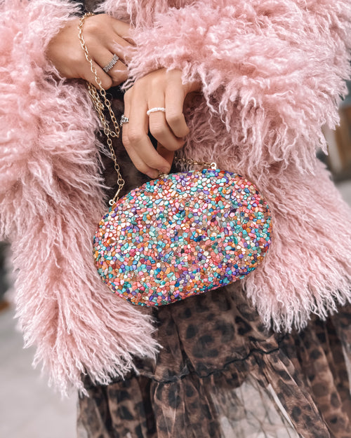 Clutch „Alpenperle“ bunt