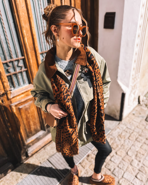 Leopardenschal "Walk in the Park"