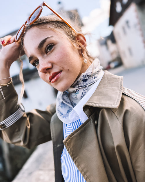 Tuch „Almblüte“