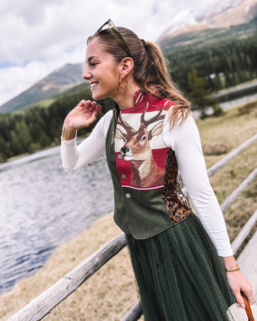 Gilet "Hirschprinzessin"