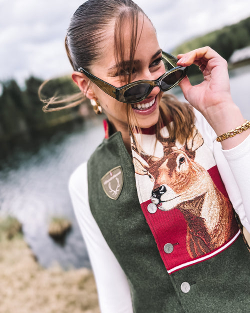 Gilet "Hirschprinzessin"