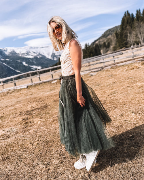 Tüllrock „Moss Whisper“