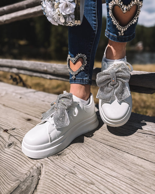 Sneakers „Silver Bow“