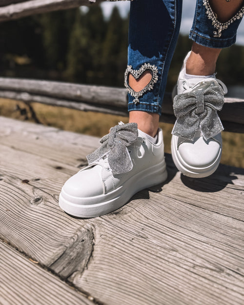Sneakers „Silver Bow“