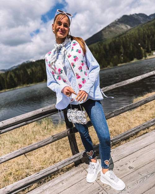 Sneakers „Silver Bow“