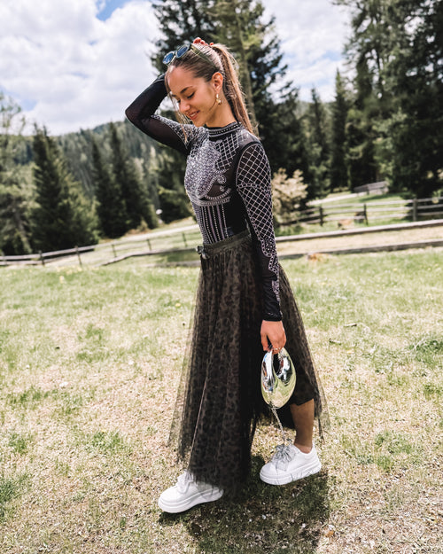 Sneakers „Silver Bow“