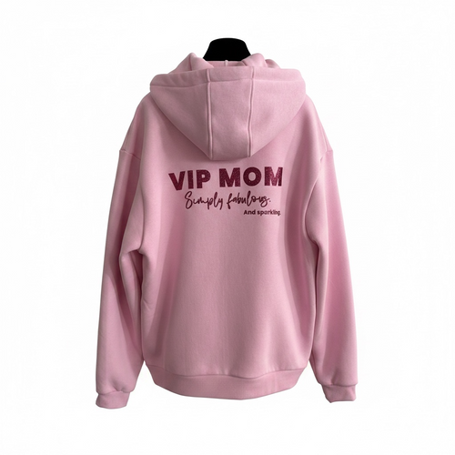 Oversized Hoodyjacket "VIP MOM"