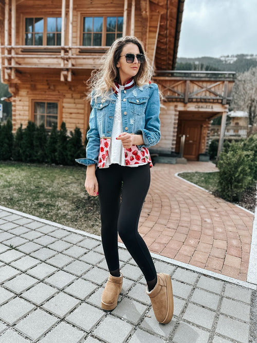 "Berry Bliss" Jeansjacke - limited Edition