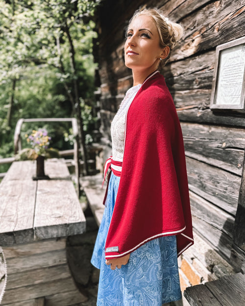 Stricktuch "Alpenglühen"