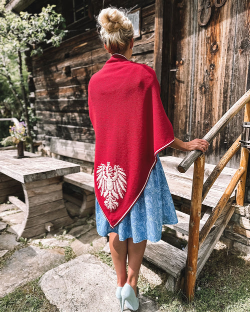 Stricktuch "Alpenglühen"