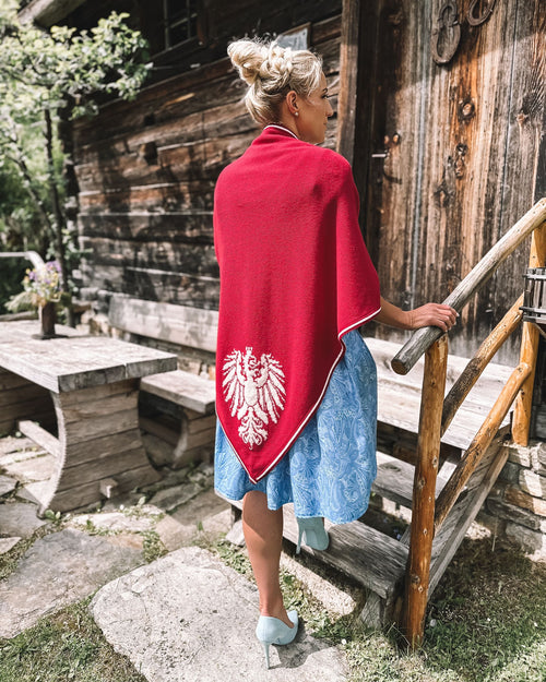 Stricktuch "Alpenglühen"