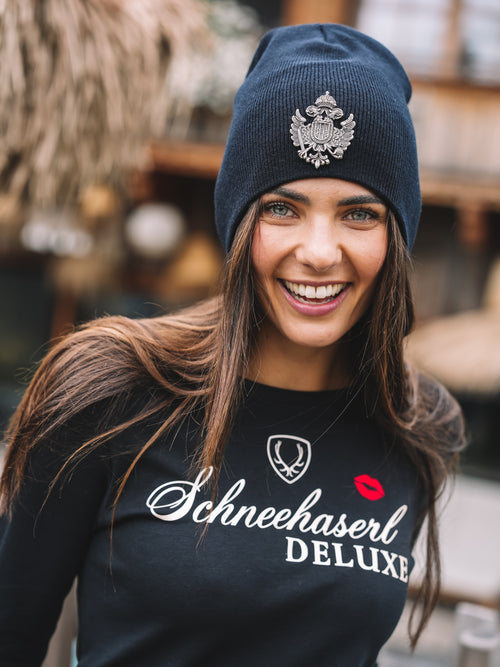 Langarm Shirt "Schneehaserl Deluxe"