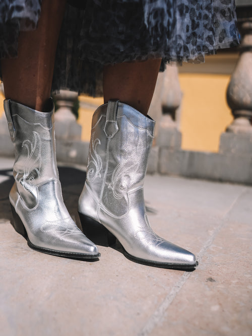 Cowgirl Boots „Silver Stardust“