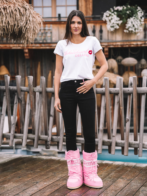 T-Shirt "Pink Schneehaserl Deluxe"