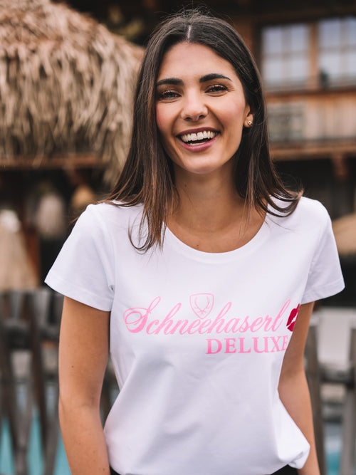 T-Shirt "Pink Schneehaserl Deluxe"
