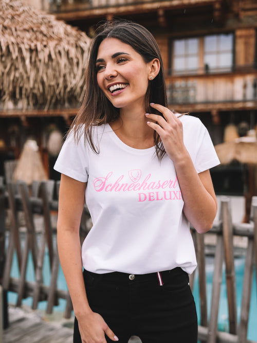 T-Shirt "Pink Schneehaserl Deluxe"