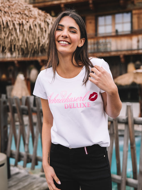 T-Shirt "Pink Schneehaserl Deluxe"