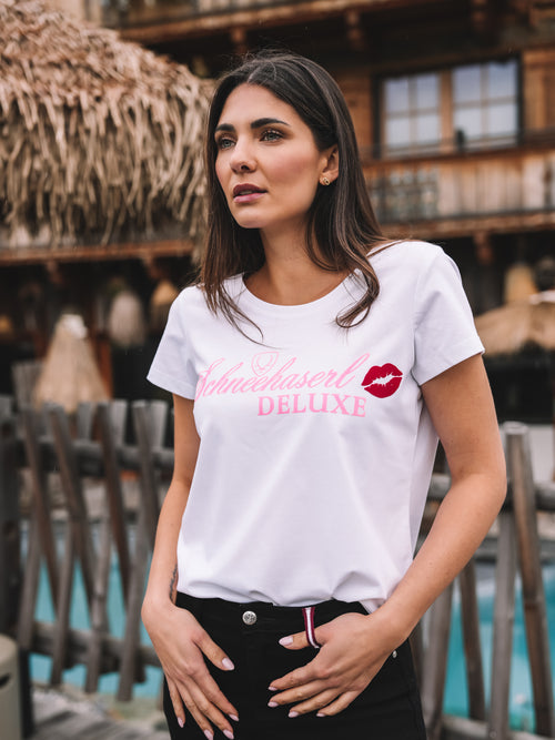 T-Shirt "Pink Schneehaserl Deluxe"