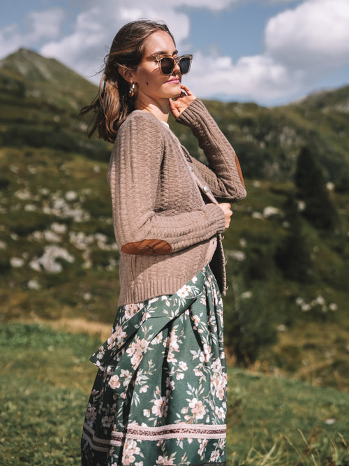 Strickjacke "Herz der Alpen"