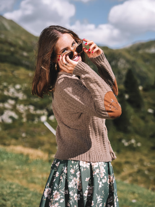 Strickjacke "Herz der Alpen"