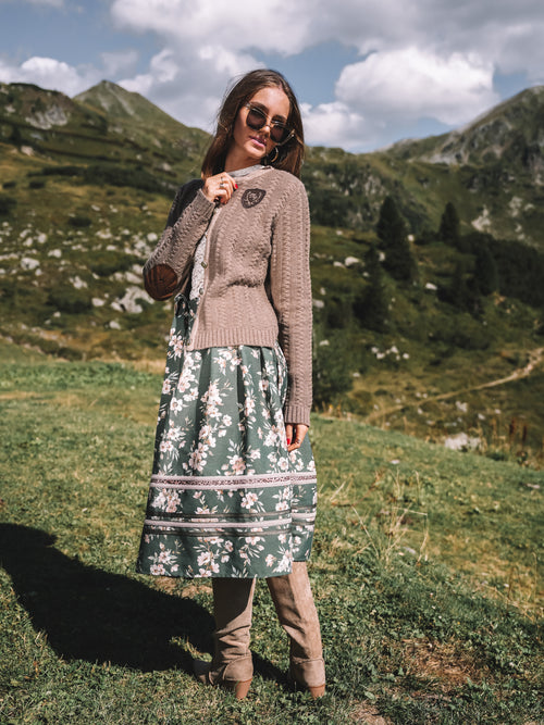 Strickjacke "Herz der Alpen"