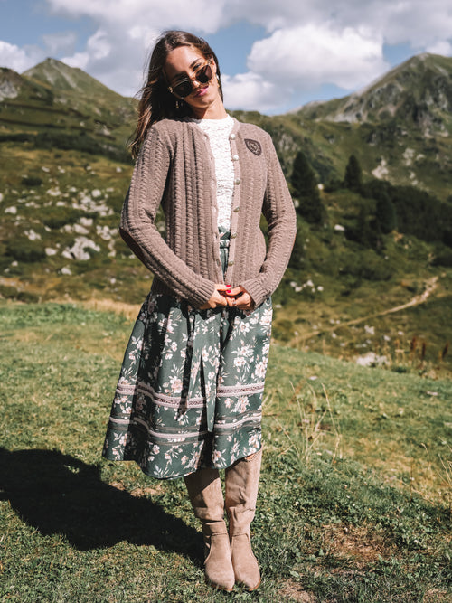 Strickjacke "Herz der Alpen"