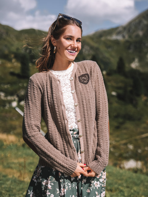 Strickjacke "Herz der Alpen"