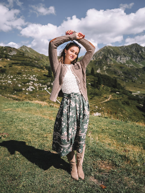 Strickjacke "Herz der Alpen"