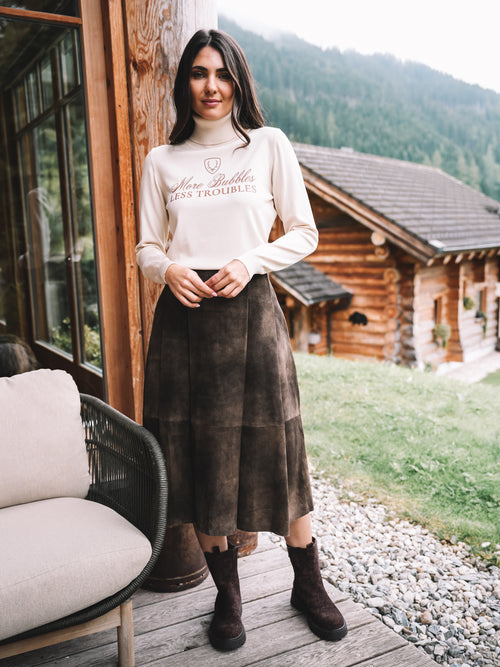 Lederrock "Bergcouture"