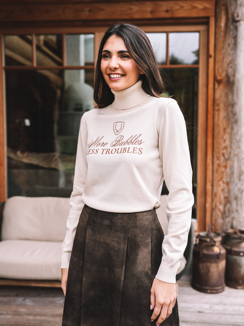 Rollkragenpullover "More Bubbles"