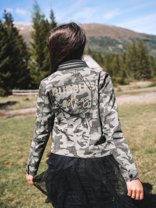 Jeansjacke „Goldrebellin"