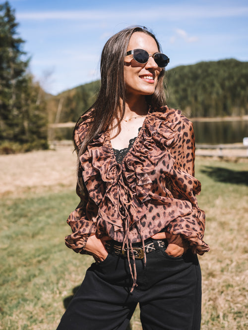 Rüschenbluse „Leo Romance“